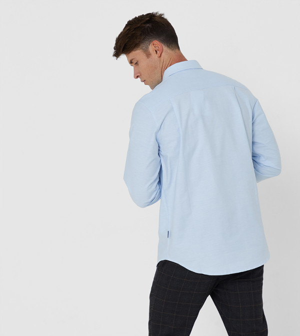Beverly Hills Polo Club Shirts - Blue Casual Shirt