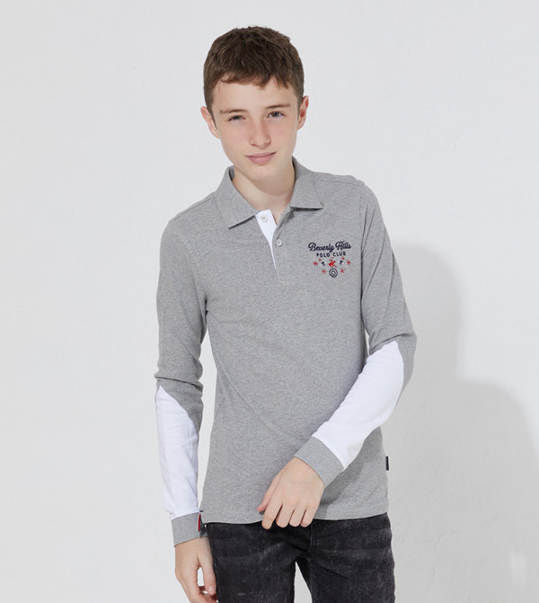 Beverly Hills Polo Club Teva - Grey T-shirts