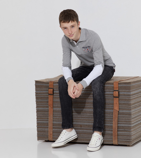 Beverly Hills Polo Club Teva - Grey T-shirts