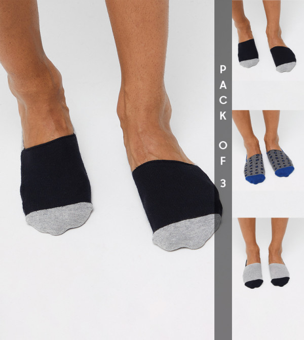 Beverly Hills Polo Club  No show Socks - Grey Socks