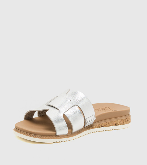 Skechers Skechers - Silver Flat Sandals