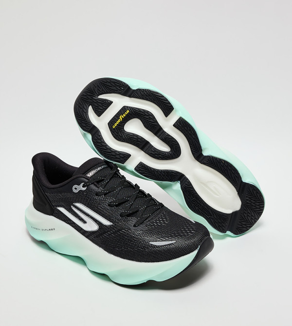 Skechers  - Black Running Shoes