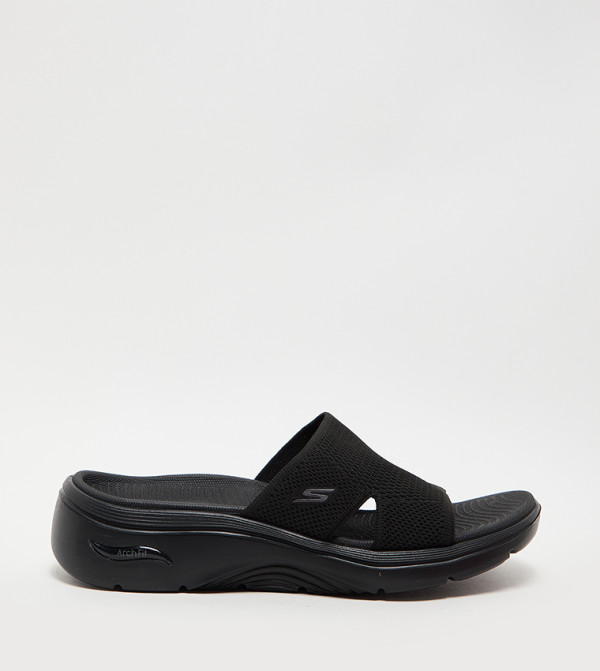 Skechers  - Black Flat Sandals
