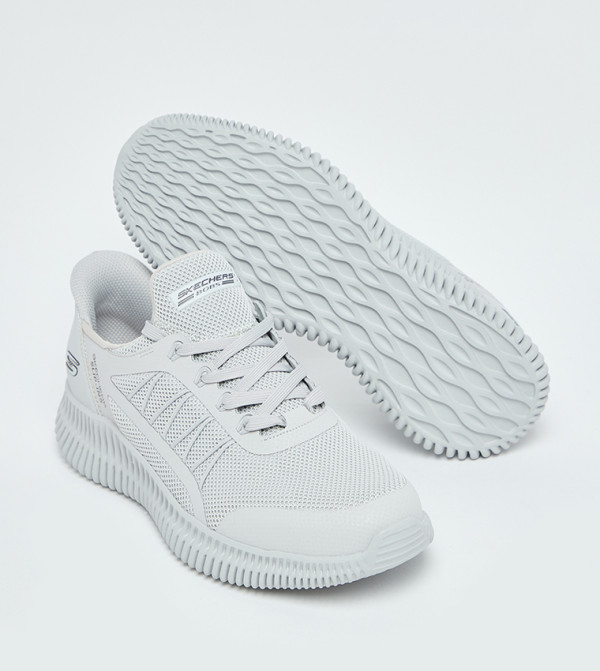 Skechers  Casual Slip-ons - Grey Casual Slip-ons