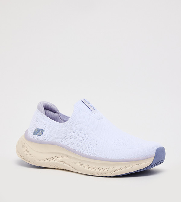 Skechers  Casual Slip-ons - White Casual Slip-ons