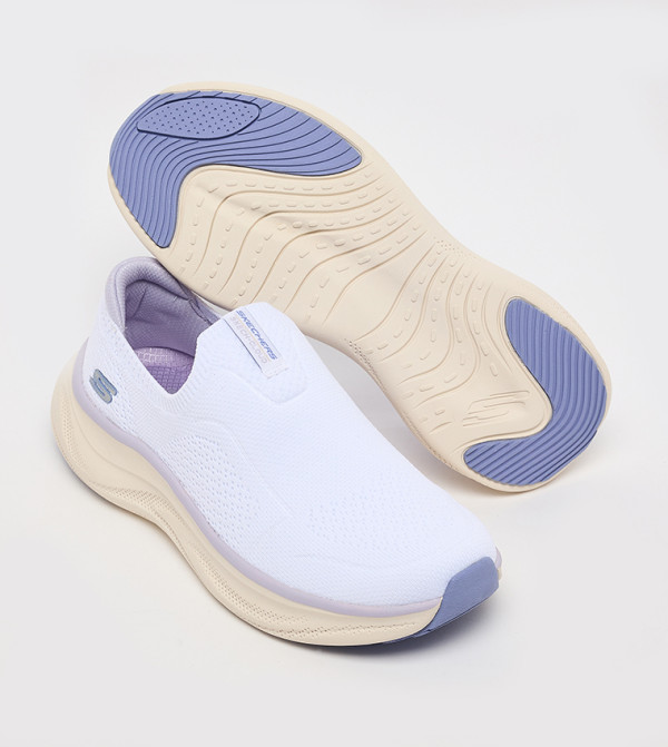 Skechers  Casual Slip-ons - White Casual Slip-ons