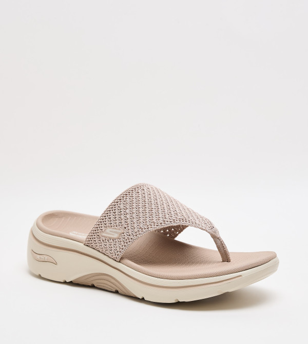 Skechers Skechers - Taupe Flat Sandals