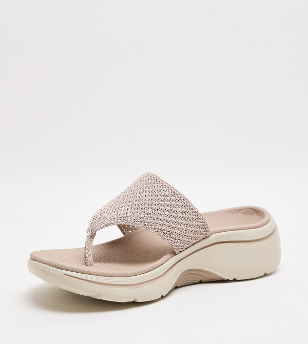 Skechers Skechers - Taupe Flat Sandals