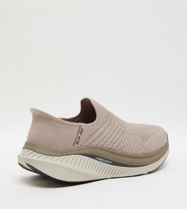Skechers Walking Shoes - Taupe Walking Shoes