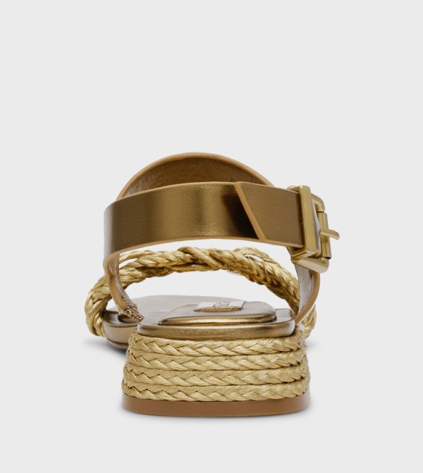Steve Madden  - Gold Flat Sandals