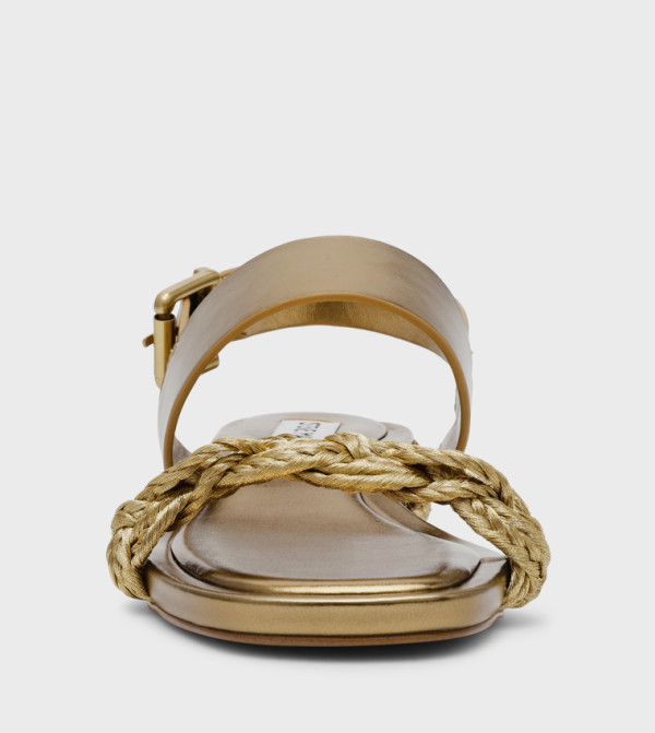 Steve Madden  - Gold Flat Sandals