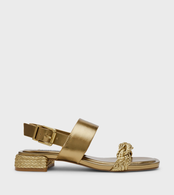Steve Madden  - Gold Flat Sandals