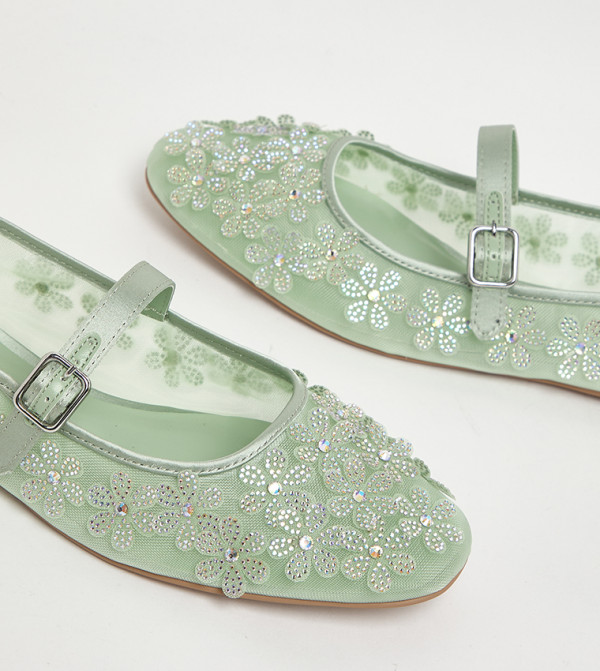 Steve Madden Steve Madden - Green Mary Janes