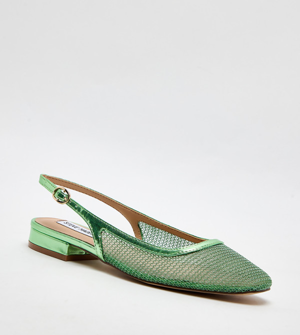 Steve Madden  - Green Flat Sandals