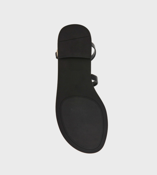 Steve Madden Steve Madden - Black Flat Sandals