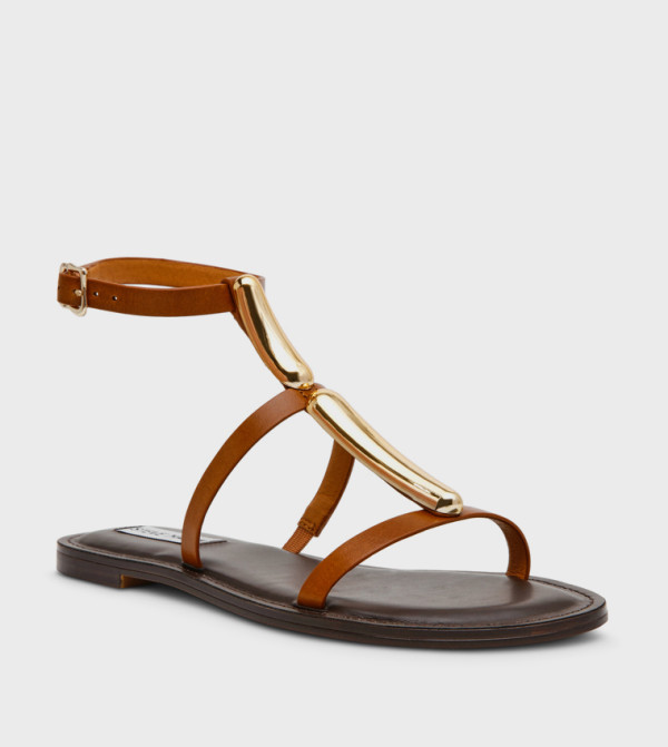Steve Madden Steve Madden - Tan Flat Sandals
