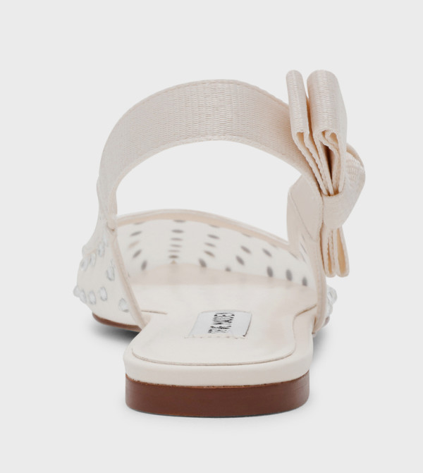 Steve Madden Steve Madden - Beige Flat Sandals