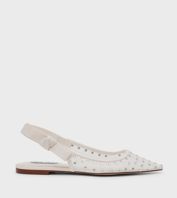 Steve Madden Steve Madden - Beige Flat Sandals