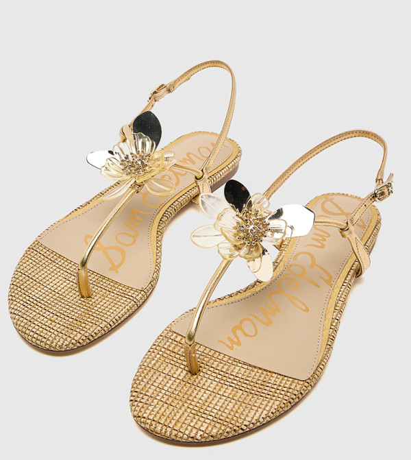 سام ايدلمان سام ايدلمان - ذهبي Flat Sandals