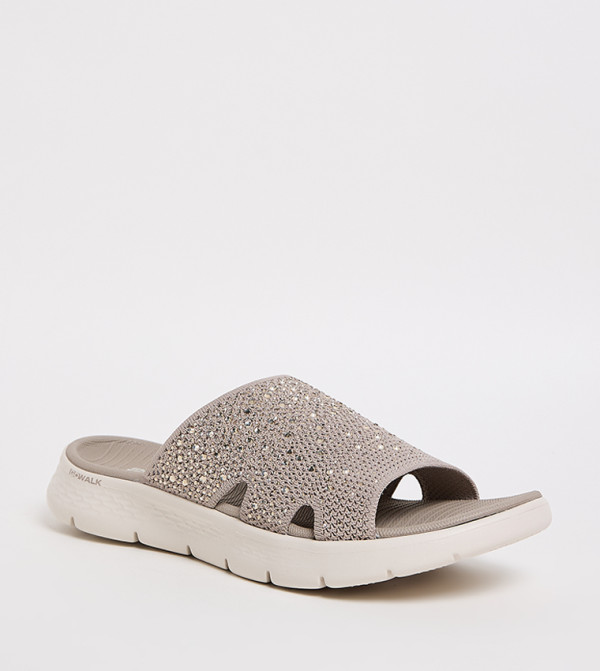 Skechers Skechers - Beige Flat Sandals