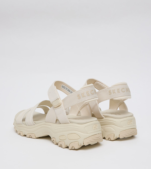 Skechers - Beige Flat Sandals