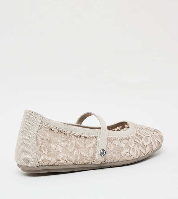 Skechers Skechers - Beige Mary Janes