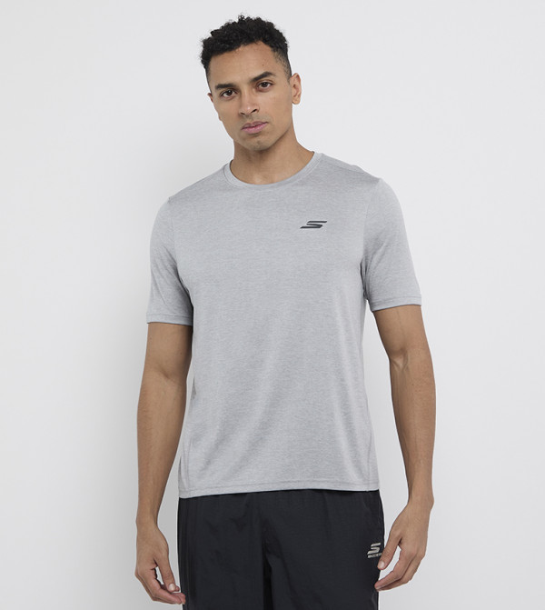 سكيتشرز  athleisure-performance - رمادي T-Shirts & Vests