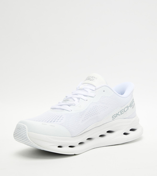 Skechers  - White Running Shoes