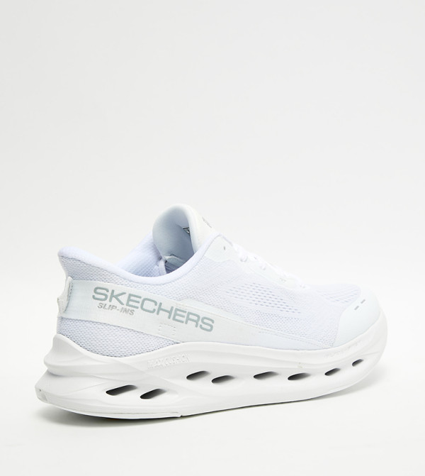 Skechers  - White Running Shoes