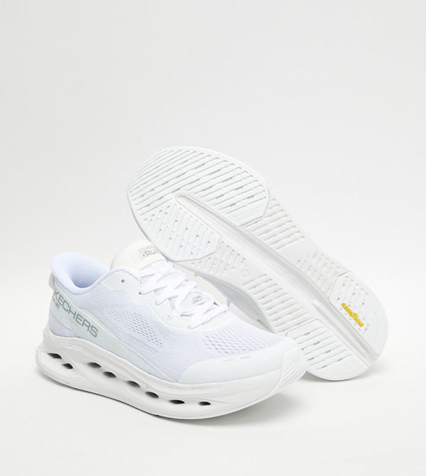 Skechers  - White Running Shoes