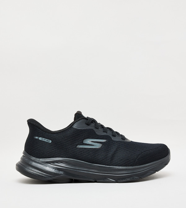 Skechers  Walking Shoes - Black Walking Shoes