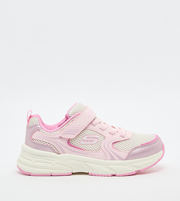 Skechers  velcro-shoes - Pink Low Top