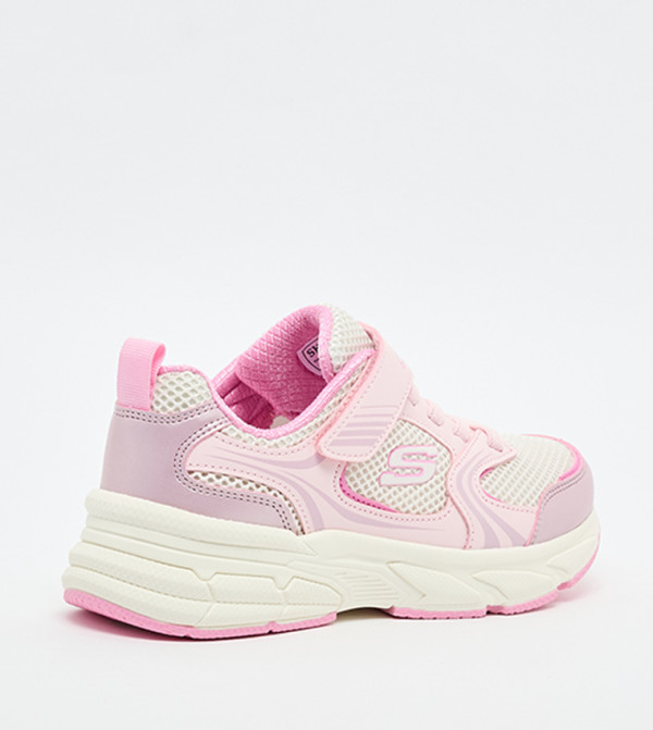 Skechers  velcro-shoes - Pink Low Top