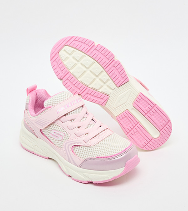 Skechers  velcro-shoes - Pink Low Top