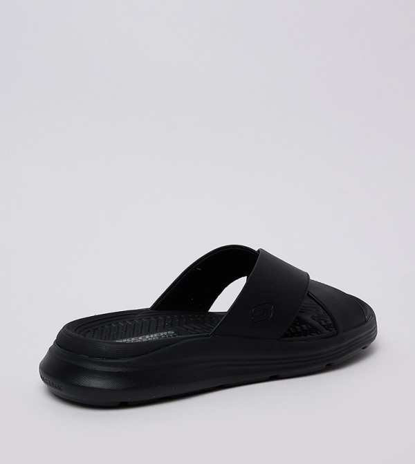 سكيتشرز سكيتشرز - أسود صنادل كاجوال