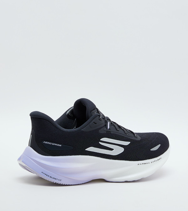 Skechers  - Black Running Shoes
