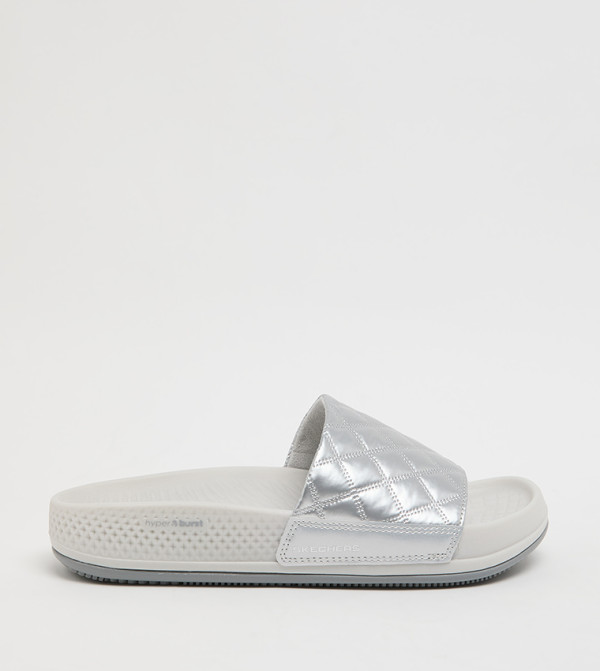 Skechers  Slides - Silver Slides