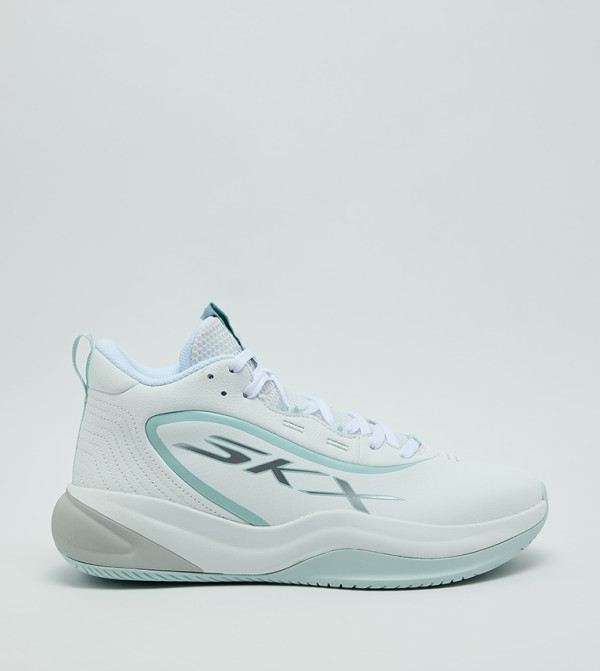 سكيتشرز  كورة سلة-اير - أبيض  Basketball Shoes