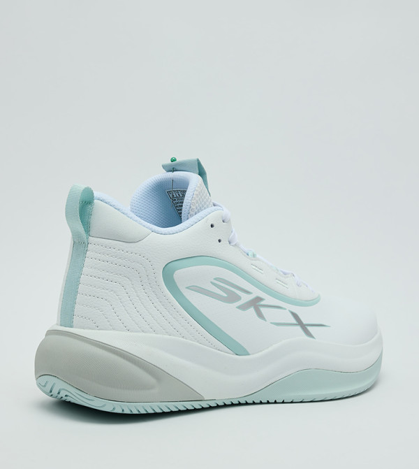 سكيتشرز  كورة سلة-اير - أبيض  Basketball Shoes