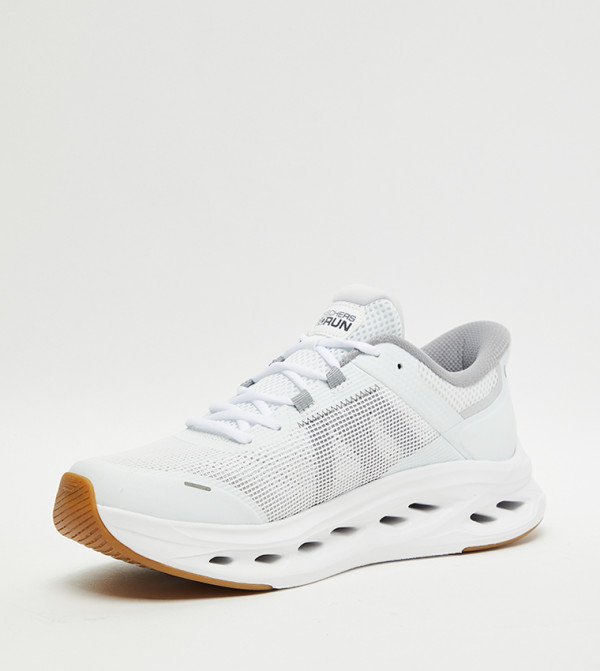 Skechers  - White Running Shoes
