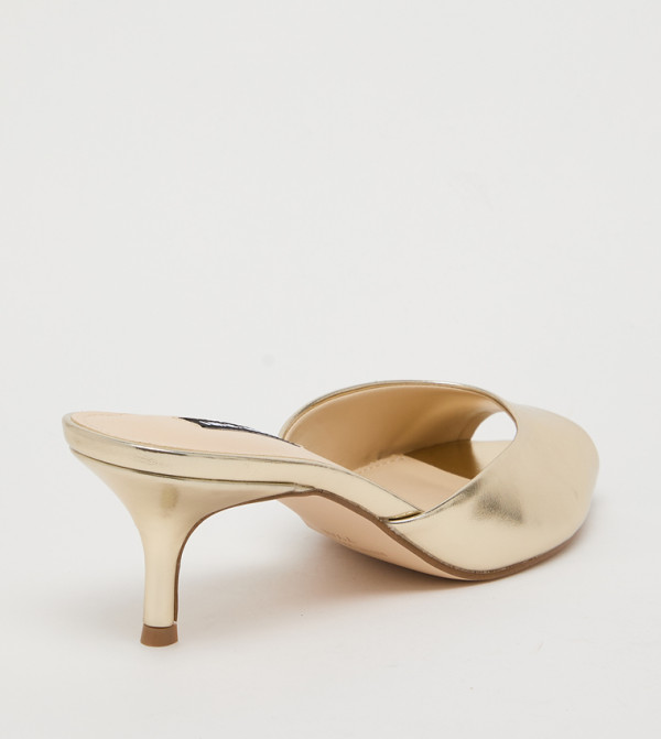 Nine West  Heels - Gold Heels