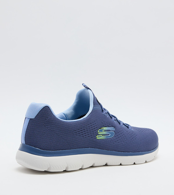 سكيتشرز  Slip-Ons - أزرق أحذية برقبة منخفضة 