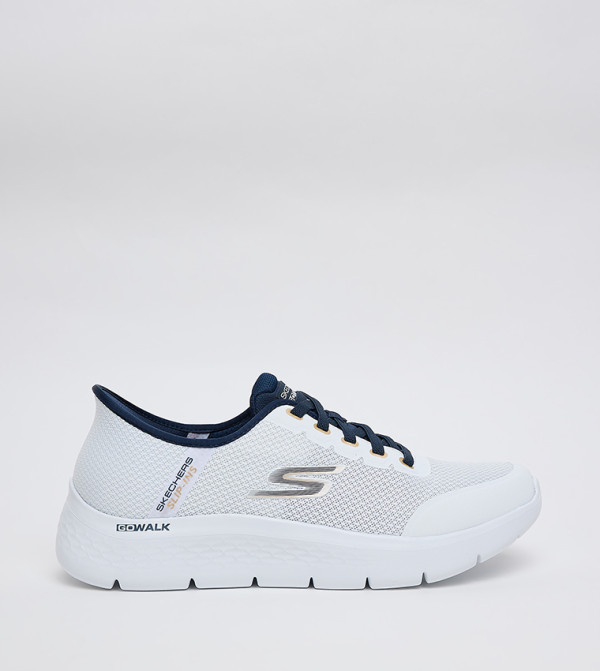 Skechers  - White Walking Shoes