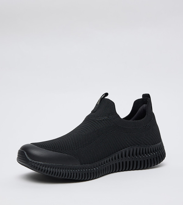 Skechers Walking Shoes - Black Walking Shoes