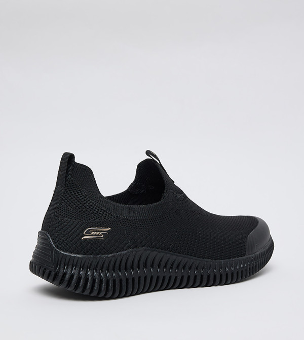 Skechers Walking Shoes - Black Walking Shoes