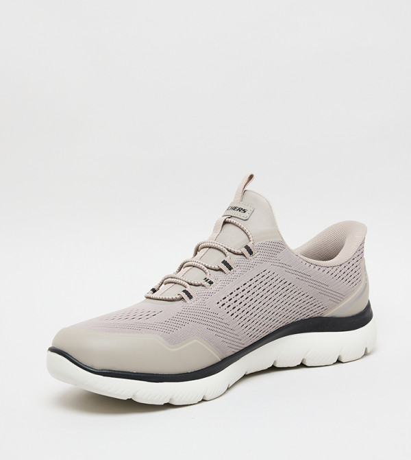 Skechers  Slip-ons - Beige Casual Slip-ons