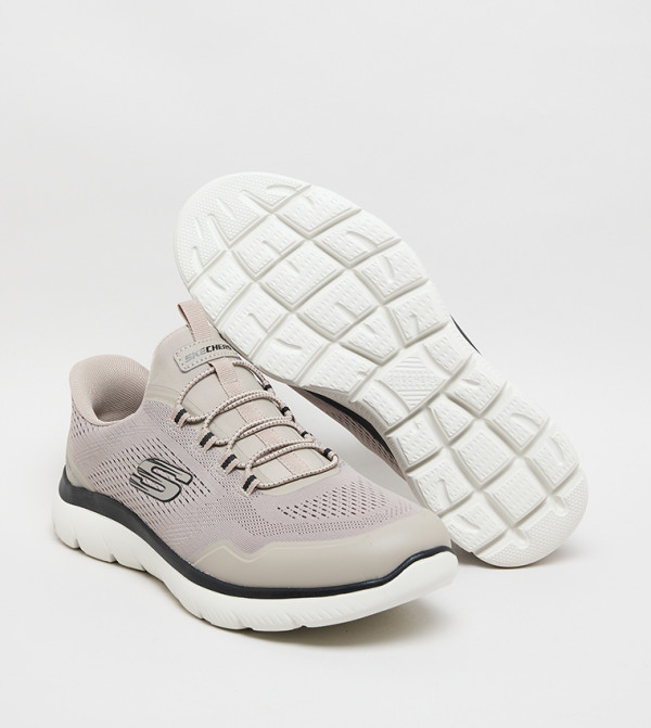 Skechers Casual Slip-ons - Beige Casual Slip-ons