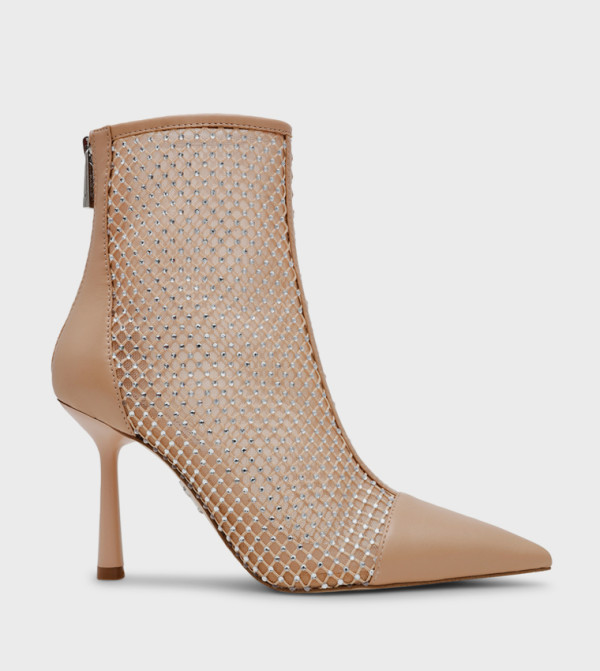 ستيف مادن  أبوات - بيج Mid Calf Boots