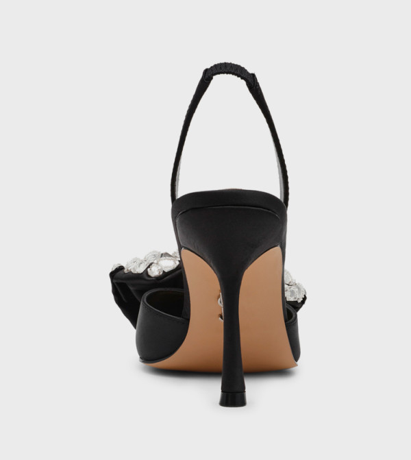 ستيف مادن  أحذية - أسود أحذية بكعب