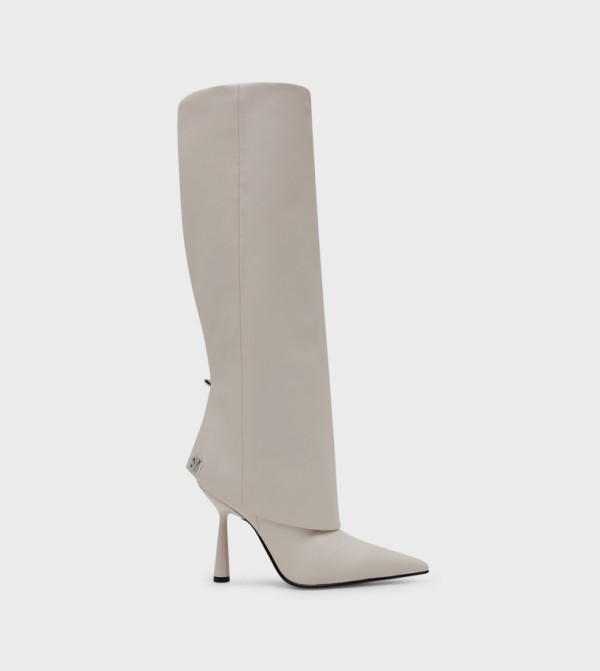 Steve Madden - Beige Knee length Boots